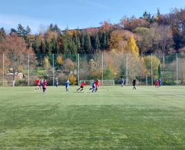 Krajské finále fotbalového turnaje FAČR v Jihlavě - 2.místo