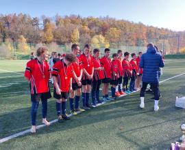 Krajské finále fotbalového turnaje FAČR v Jihlavě - 2.místo