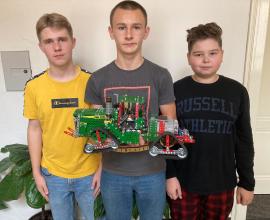 Jimramovští žáci z 9.ročníku zvítězili v konstrukční soutěži MERKUR