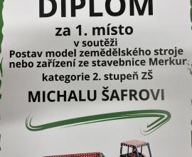 Jimramovští žáci z 9.ročníku zvítězili v konstrukční soutěži MERKUR