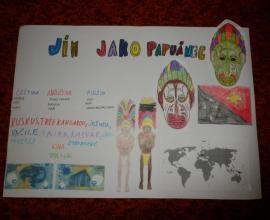 Dnes jím jako Papuánec - 1.st. - projektový den